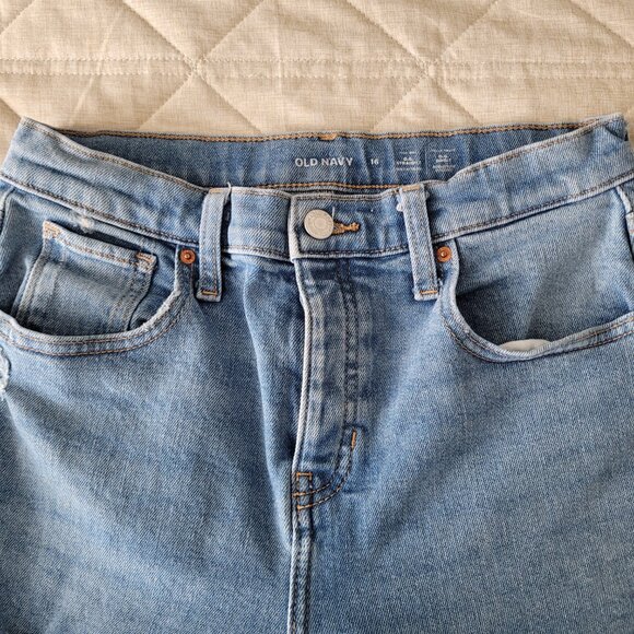 Girls Old Navy O.G. Straight Jeans sz 16 years - Picture 4 of 4